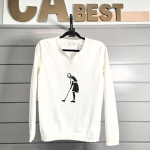 Liz Golf "Vintage" Embroidered Sweater